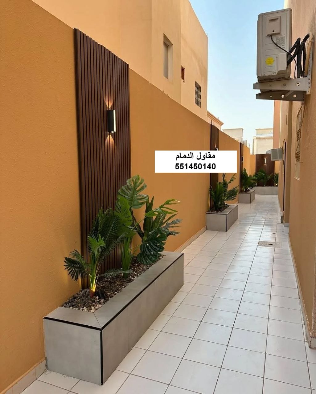 ممر حديقة في الدمام